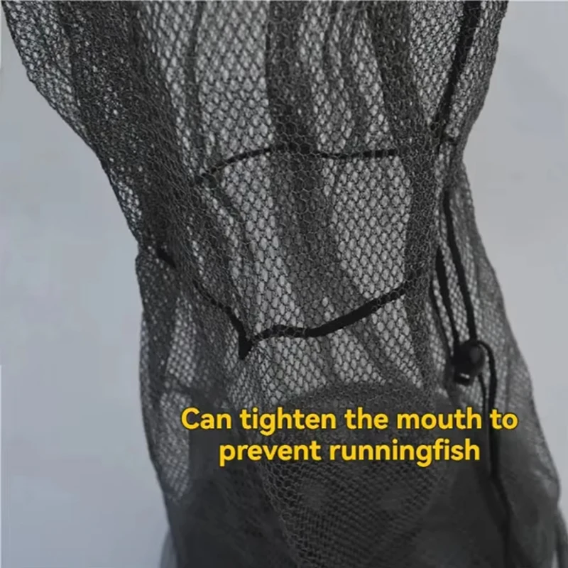 Salabardo plegable con cuerda de seguridad – Red ligera para pesca - imagen 3