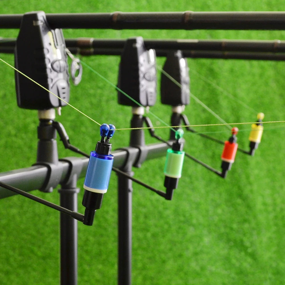 Hirisi 2 uds alarma de pesca de carpa Swinger indicador de caída poste de acero inoxidable para pesca gruesa de carpa B2023 - imagen 2