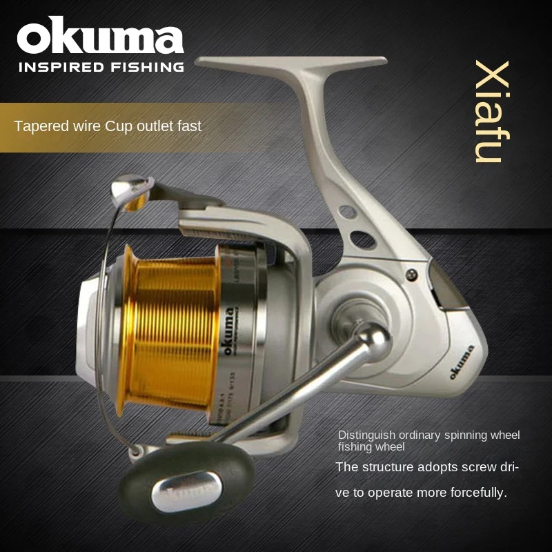 Okuma-carrete de pesca giratorio de largo alcance, surfear Pro - imagen 3