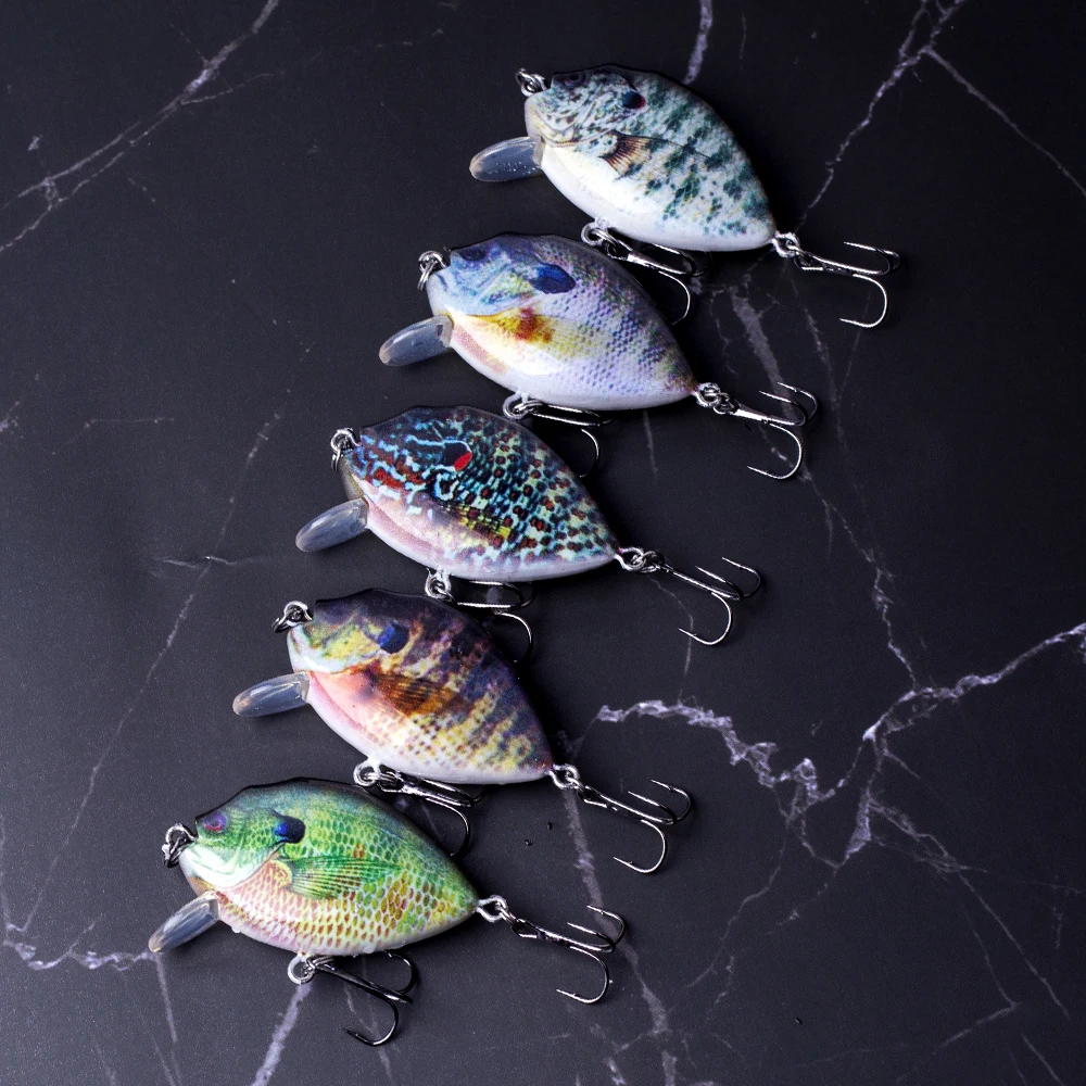 CCLTBA-señuelo Crankbait de 6cm y 14,5g, anzuelo redondo, Wobbler - imagen 5