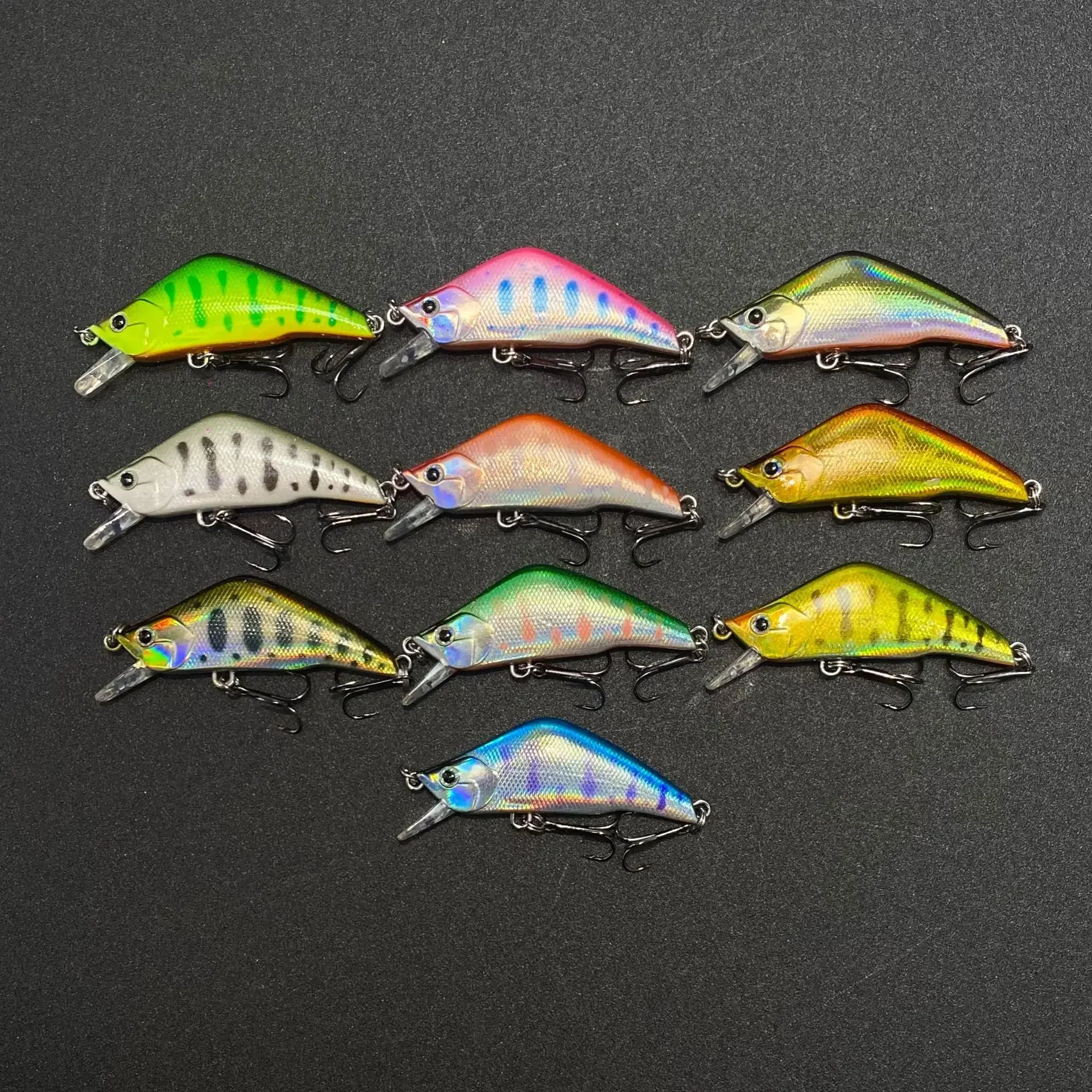 Mini Señuelo de Pesca de pececillo que se hunde, cebos duros de plástico para trucha Artificial Isca, 3,8g, 48mm, Pesca para lubina, perca, aparejos de Pesca - imagen 4