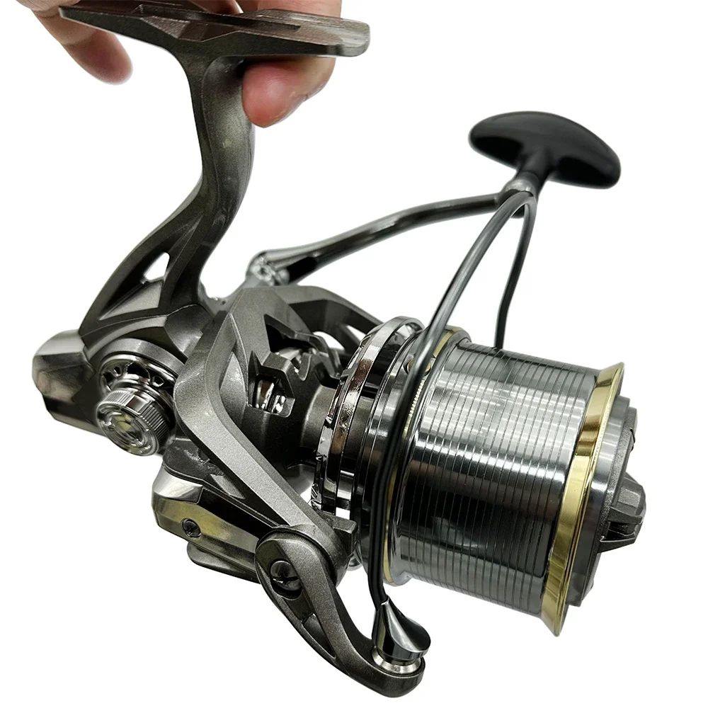 Carrete spinning carpa fundición larga – Superpotente para mar y río - imagen 2