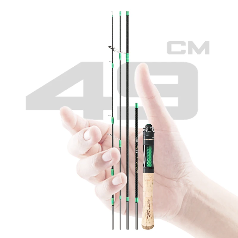 Histar Verdant BFS Bait Finesse System guías FUJI 1,53-1,86 m acción rápida fundición larga 2-5 secciones caña de pescar de alto carbono