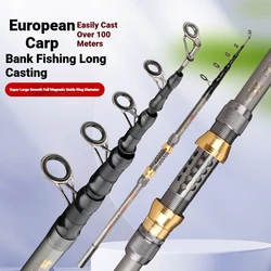 Caña Surfcasting Telescópica de Carbono – Larga Distancia