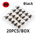 20pcs Black Size M