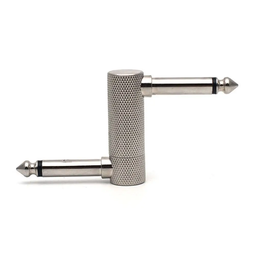 Adaptador F1FD Macho-Macho 6.35mm Metal para Pedales de Guitarra