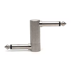 Adaptador F1FD Macho-Macho 6.35mm Metal para Pedales de Guitarra