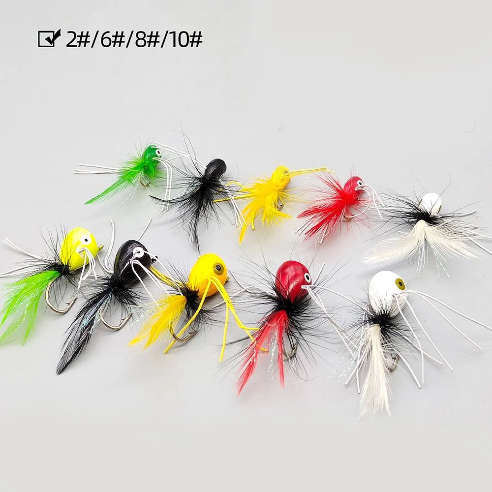Señuelos Popper para pesca de lubina y lucioperca en agua dulce/salada - imagen 5