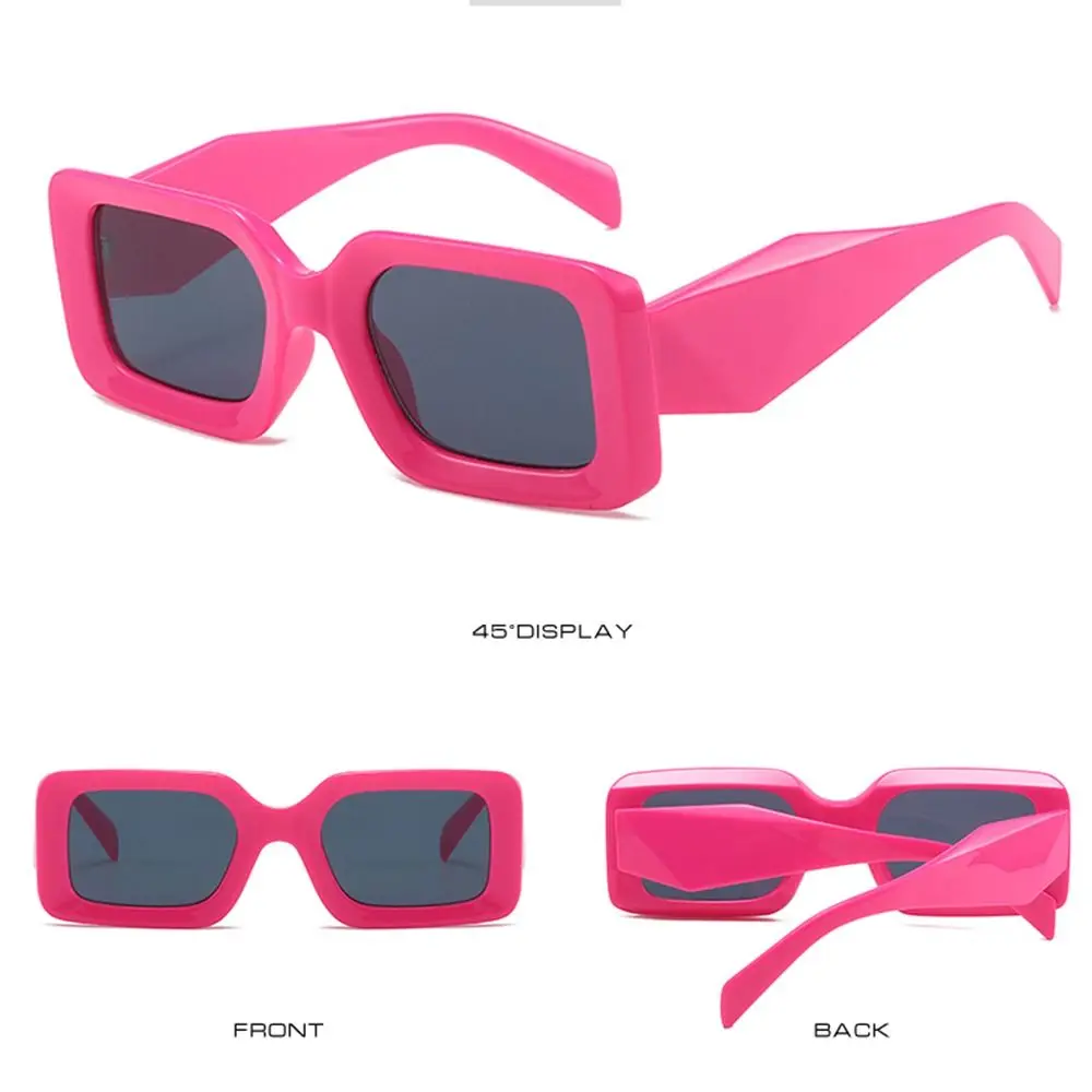 Gafas de sol rosadas elegantes con un diseño audaz para un aspecto vibrante