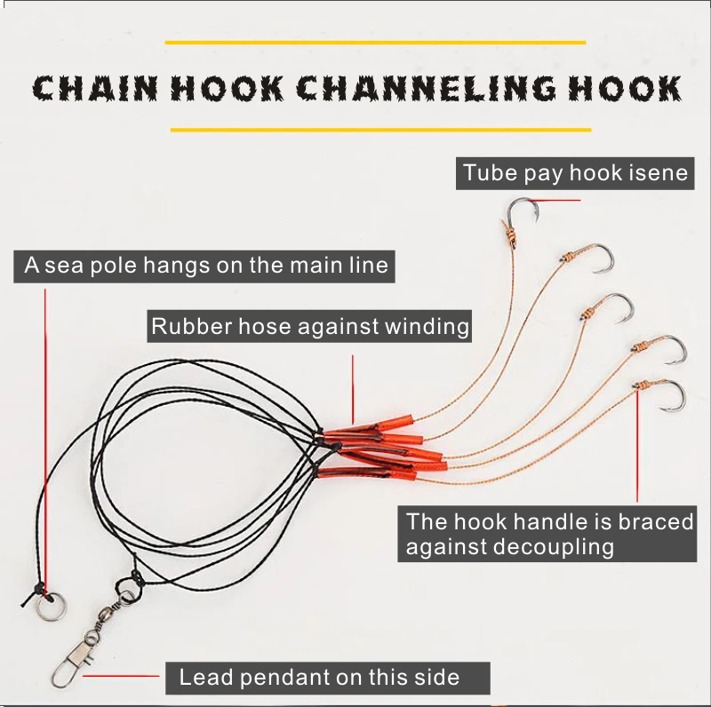 Detalle del gancho mostrando su diseño de acero con alto contenido de carbono y púas afiladas