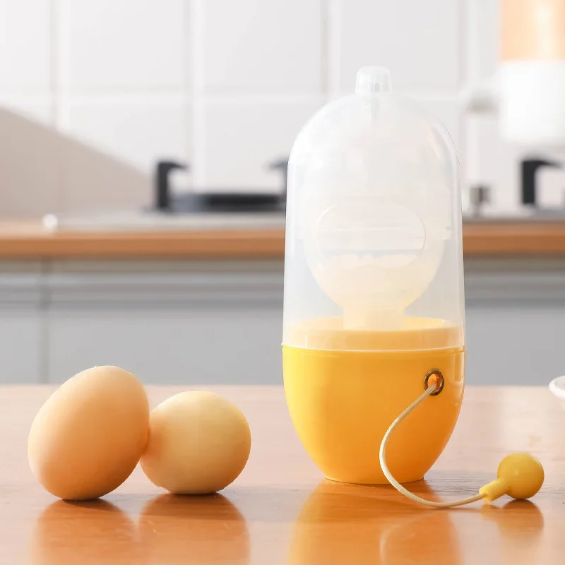 Coctelera Manual de Yema de Huevo – Extractor Giratorio para Cocina - imagen 2