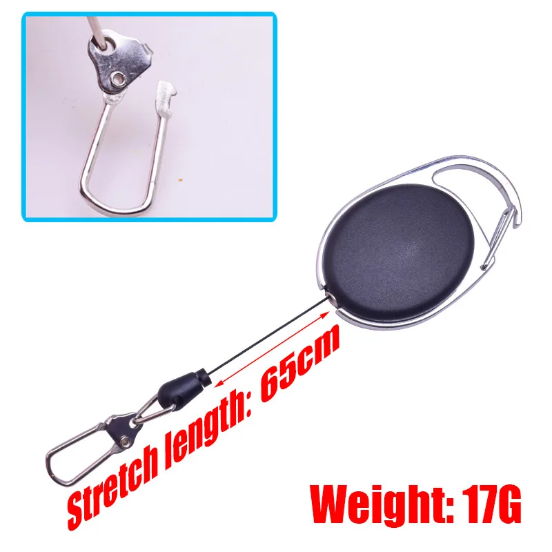 Herramienta de nudo rápido para pesca con mosca, anzuelo profesional, anudador de uñas, tijeras, afilador de anzuelos con Retractor Zinger PR-550 - imagen 2