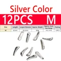 12PCS M Silver