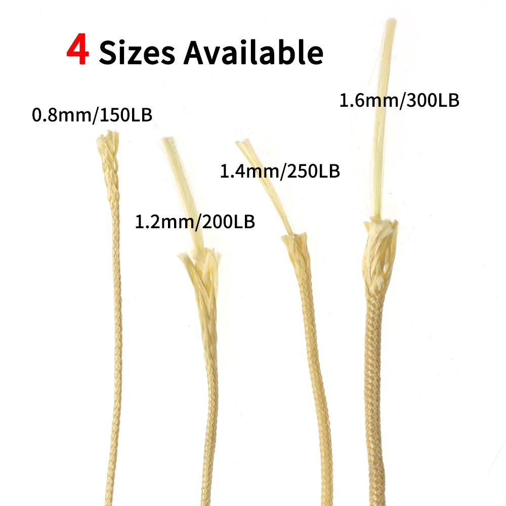 Lionriver-Hilo de pesca de Kevlar trenzado de fibra de aramida, anzuelo de Jigging pesado, línea de asistencia hueca, barco de pesca en agua salada, 8/16 hebras - imagen 5
