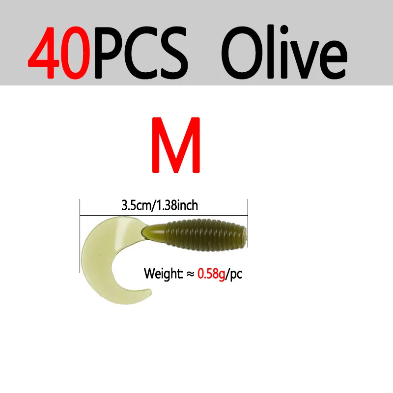 40pcs Olive M