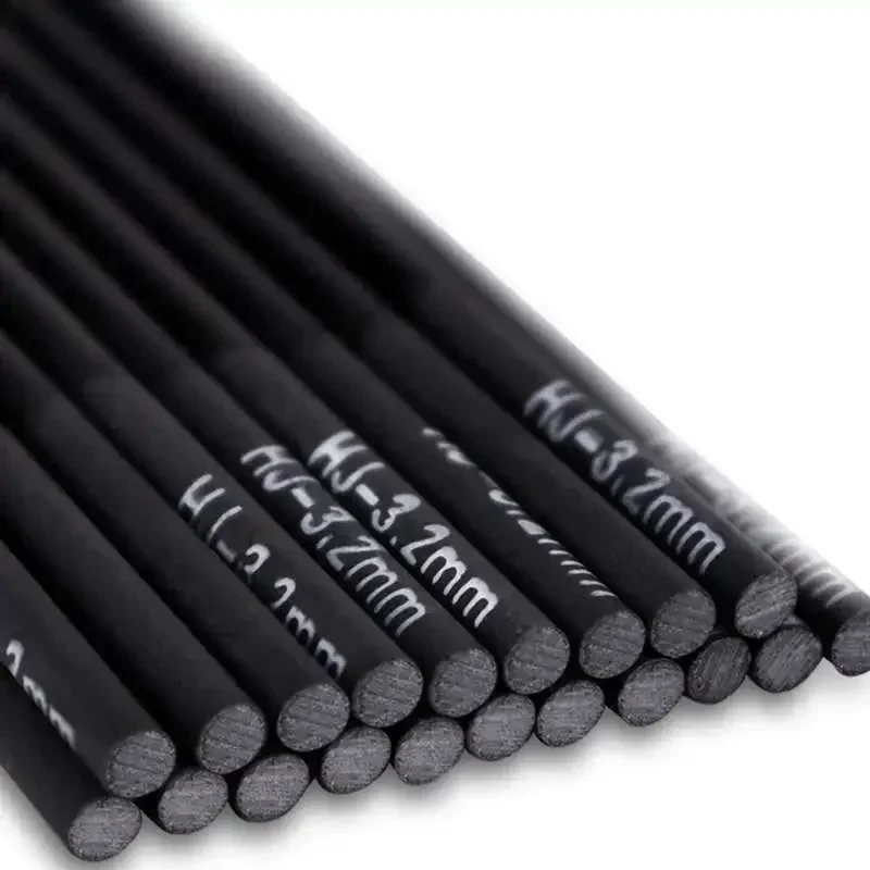 2,2mm-4,1mm 5 piezas 80cm punta de caña de pescar secciones de repuesto caña de pescar de Taiwán tamaño completo sólido hueco accesorios de caña de carbono resistente - imagen 3