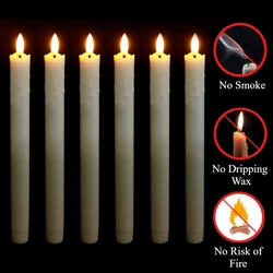 Velas LED de Navidad con temporizador y mecha 3D – Ambiente acogedor