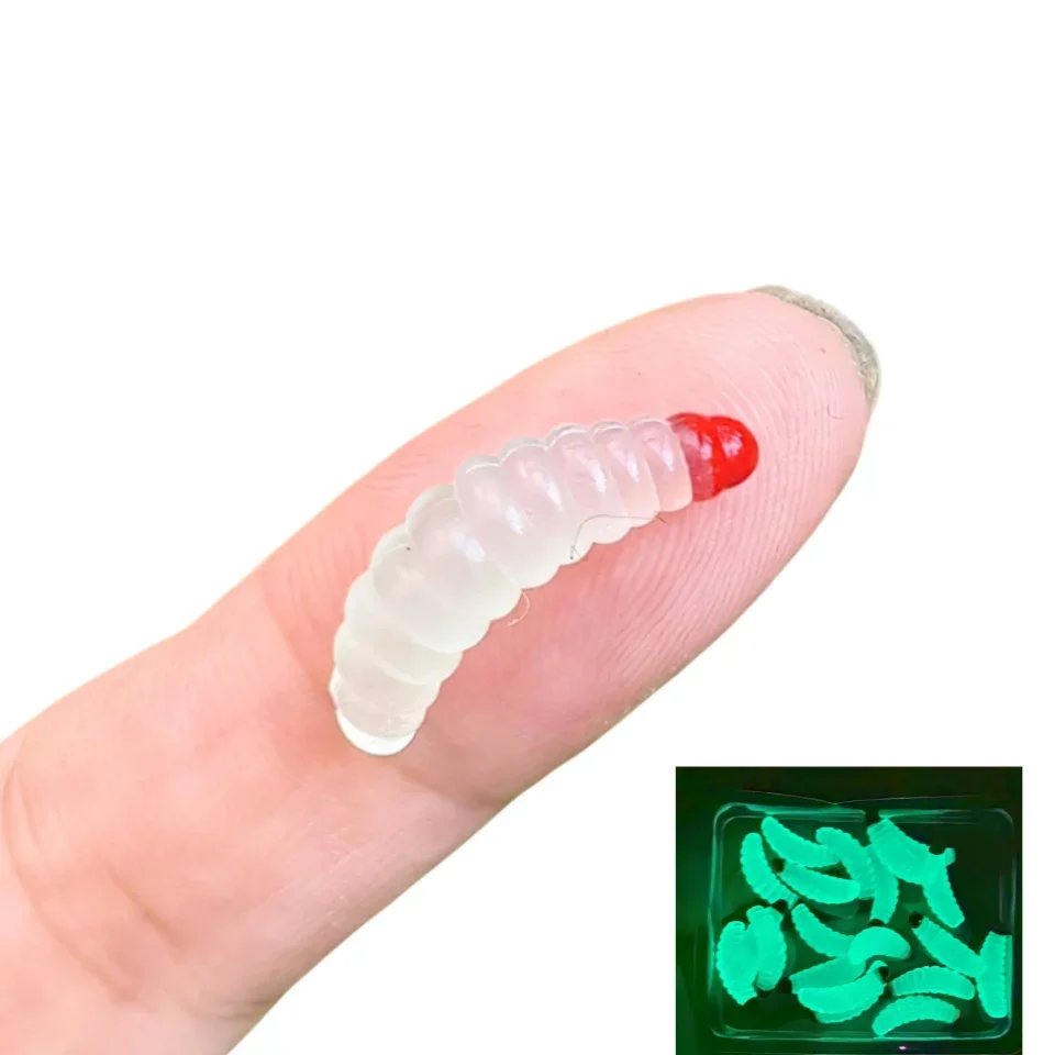 MUKUN, 10 Uds., nuevo cebo de pesca, gusano de pan, cebo falso, subcebo de carretera, cebo biónico, gusanos blandos, equipo de pesca, gusano realista Swimbait - imagen 2