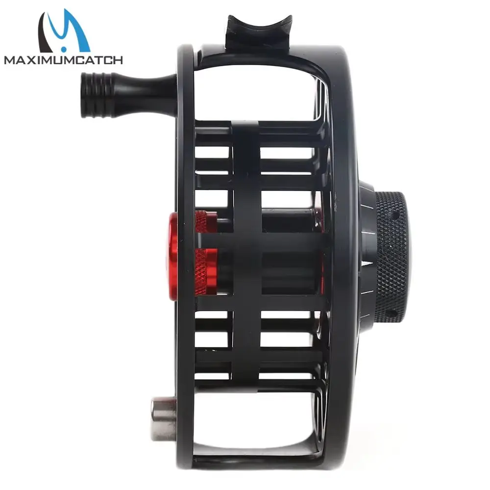 Carrete de pesca con mosca Maximumcatch, carrete de pesca con mosca de doble ajuste de aluminio mecanizado, 3/4/5/6/7/8WT - imagen 5