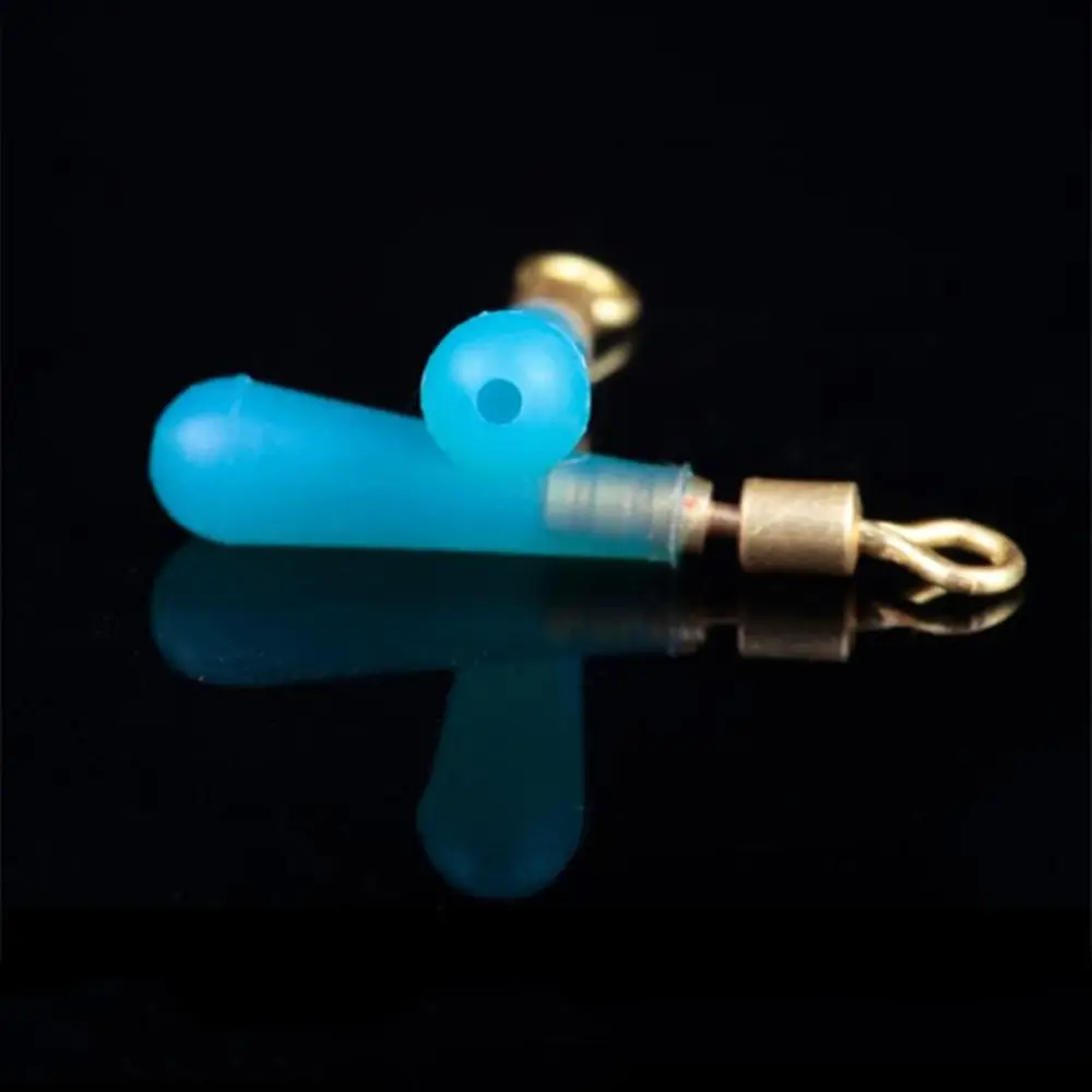 Aparejos de Color metálico, cabeza de cobre de silicona deslizante, conector de deriva de rotación, flotadores de pesca, equipo de pesca - imagen 2