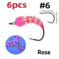 6pcs Rose Size 6