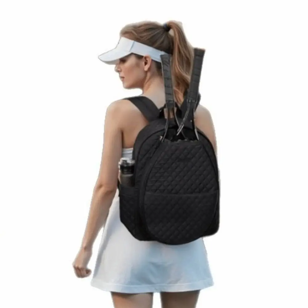 Mochila cruzada de tenis de gran capacidad, impermeable, correa ajustable, ligera, organizador multiusos - imagen 5