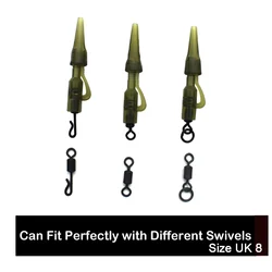 Clips de plomo para carpa: kit seguridad resistente y cambio rápido