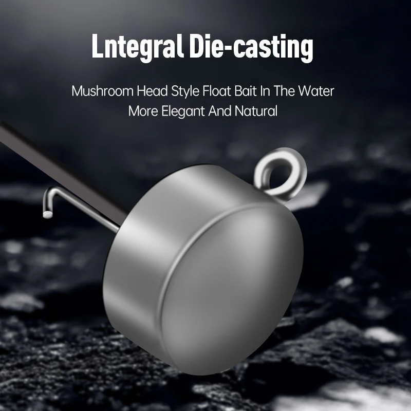 Kingdom 12 Uds Ned Jig anzuelos de pesca con cabeza de plomo 1,8g 2,7g 3,5g 4,2g anzuelos de gusano suave anzuelos de púas anticaída aparejos de pesca - imagen 4