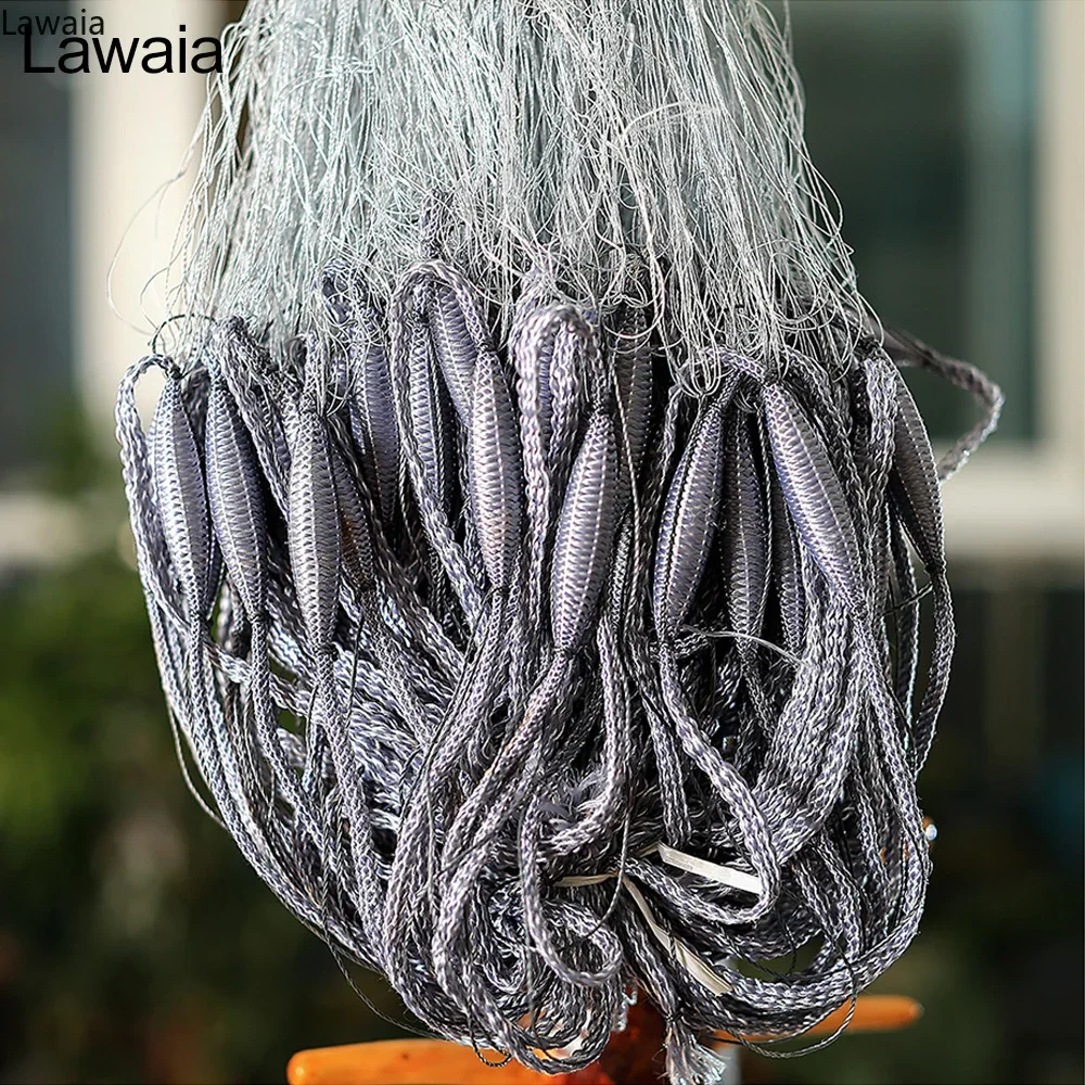 Red de pesca Lawaia, peces de captura multifilamento, red colgante de 3 capas, pared para pesca en Río, herramienta multifilamento - imagen 3