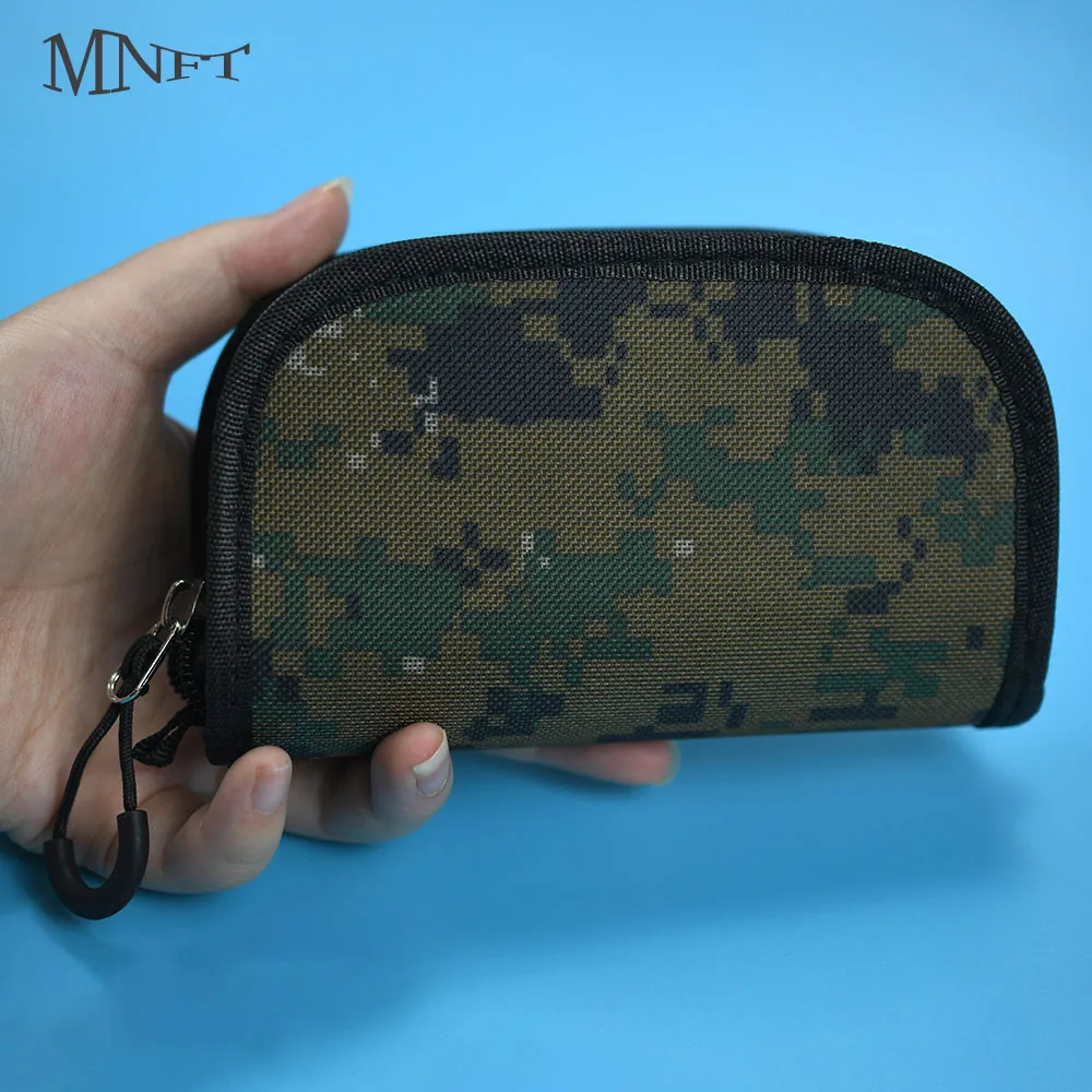 Estuche de almacenamiento de Señuelos de Pesca portátil, bolsa de transporte de carcasa dura para Spinner, cebo de lentejuelas VIB de Metal, aparejos de Pesca de nailon - imagen 2