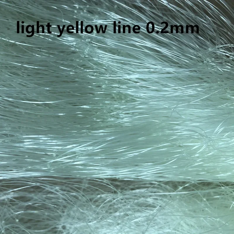 POUI COME DREAM Red de pesca de nailon monofilamento fuerte, boya de madera ecológica, red de pescado de una sola capa, malla de 40mm a 75mm - imagen 5