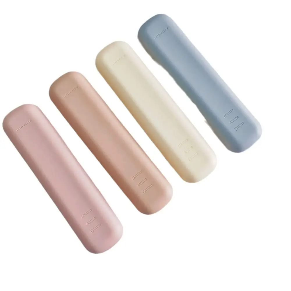 Bolsa de silicona para brochas de maquillaje, regalo, gran capacidad con cremallera, bolsa de almacenamiento para brochas de maquillaje, herramienta de almacenamiento de maquillaje - imagen 4