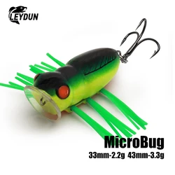 LEYDUN MicroBug Señuelo topwater insecto para lubina y lucio