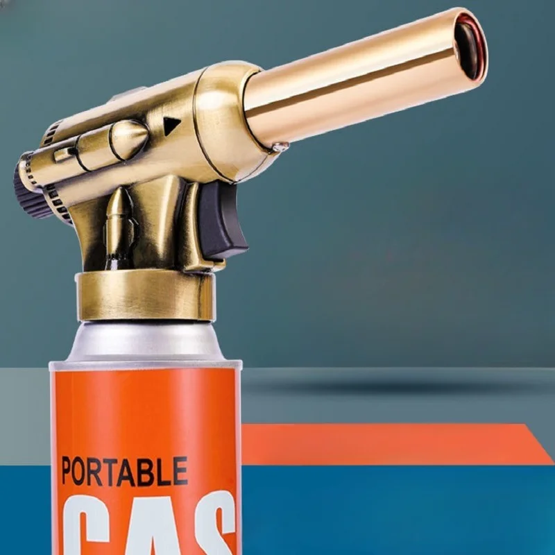Quemador de Gas de soldadura, soplete de llama de Gas, soplete de cocina, soldadura de butano, autoencendido, encendedor de gas, calefacción - imagen 2