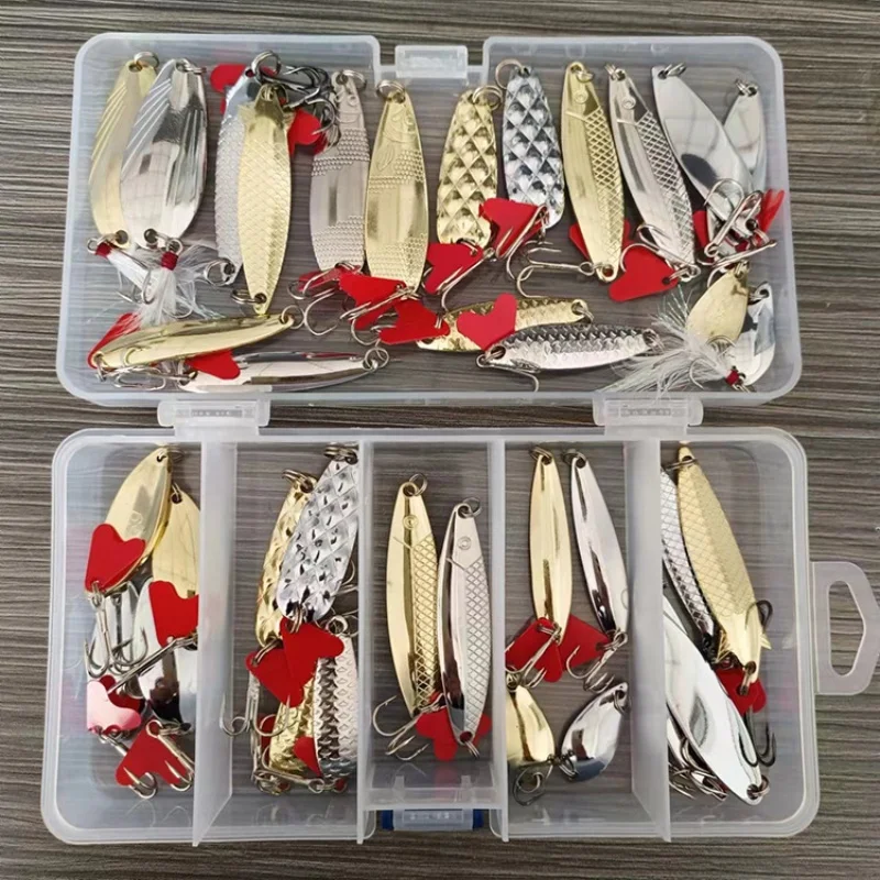 Kit Señuelos Jigging – Cucharas Metal para Lucio - imagen 4