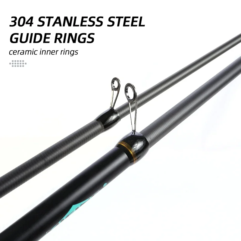 MIFINE-caña de pescar telescópica de carbono para agua dulce, señuelo con peso de 50-100/40-80/60-120g, 4M/5M/6M/7M - imagen 5