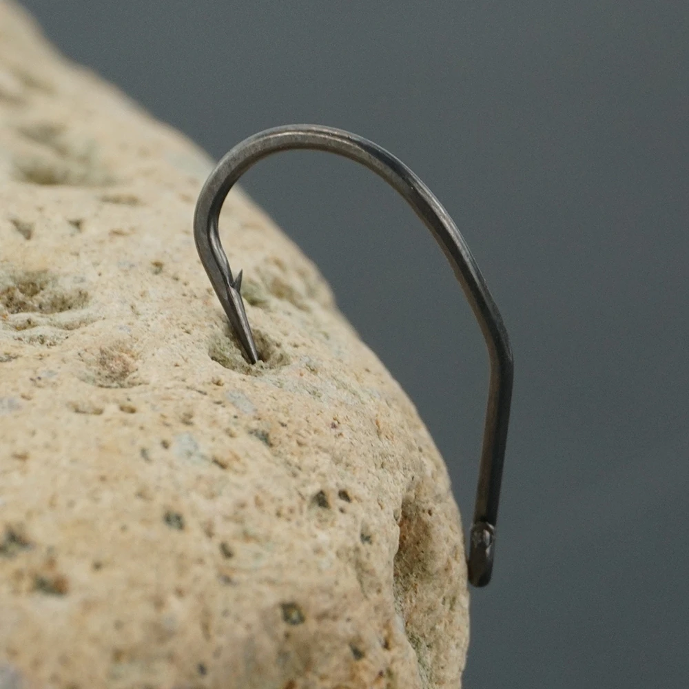 Hirisi 50 Uds anzuelo de pesca con púas recubiertas de PTFE aparejos terminales 8023 - imagen 4