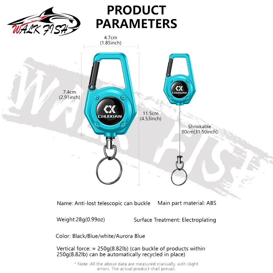 WALK FISH 8,7 cm/10,6 cm 17g/20g nuevas tijeras de pesca multifuncionales herramienta de pesca recubierta de titanio trenza de alambre de plomo de acero inoxidable - imagen 4