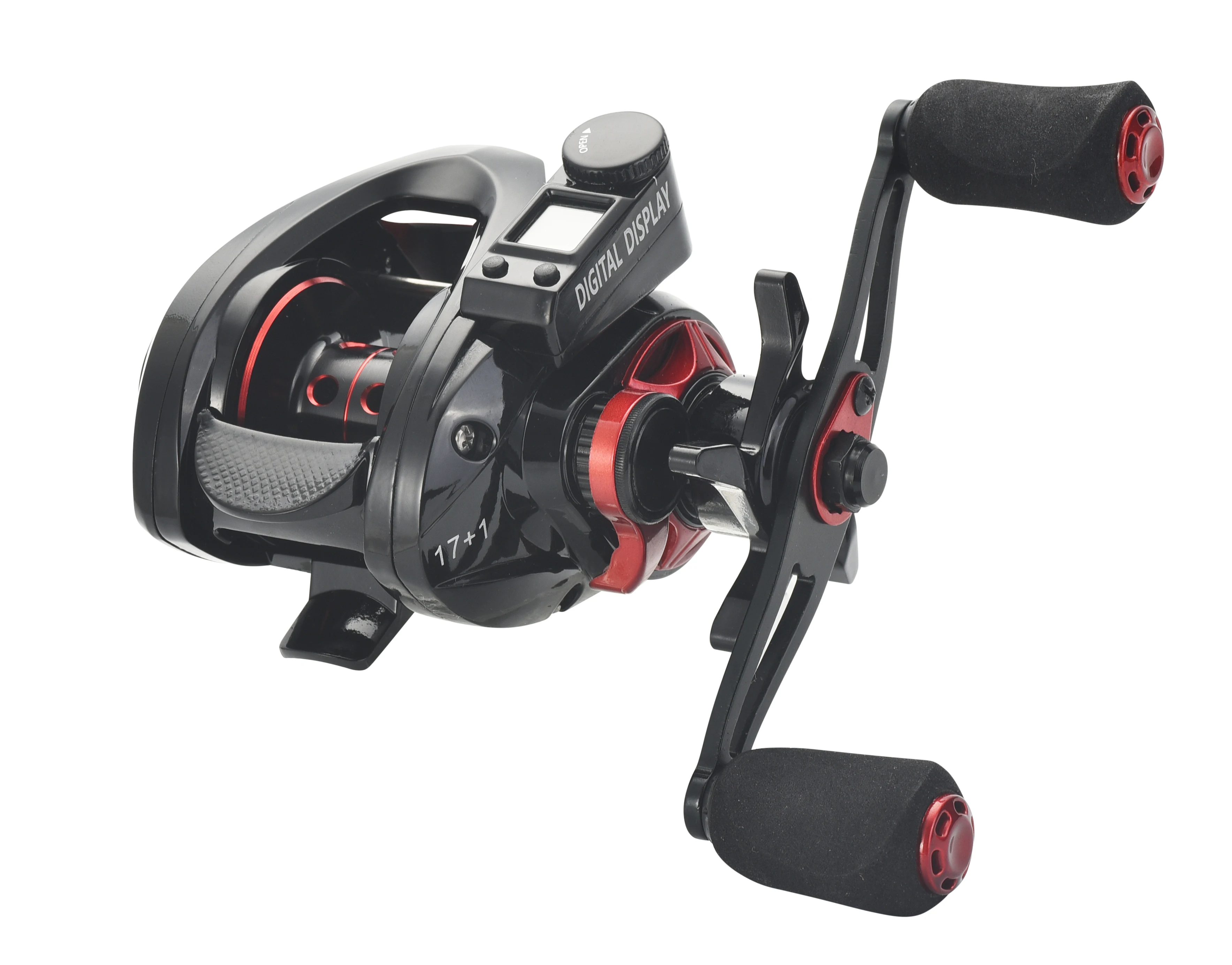 Artículos de pesca con carrete de metal para pesca en agua salada, mostrar o no Baitcasting, 17 + 1BB, relación de engranaje 7,2: 1, 2022 - imagen 2