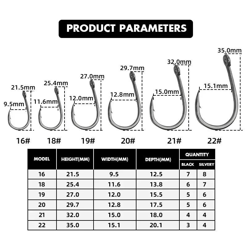 Anzuelo de pesca japonés Gamakatsu, anzuelo de pesca de tubo de aguas profundas para atún y juego grande, anzuelo Chinu anillado para pesca en el mar - imagen 2