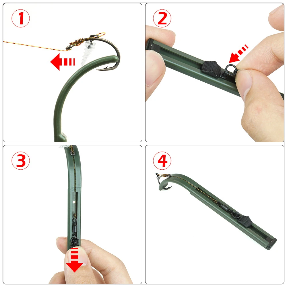 1 Uds. Herramienta de aparejo Chod para pesca de carpa para cuentas Chod, aparejos de helicópteros, cuentas de pesca Zig Rig, sistema de seguridad Chod, accesorios de pesca - imagen 2