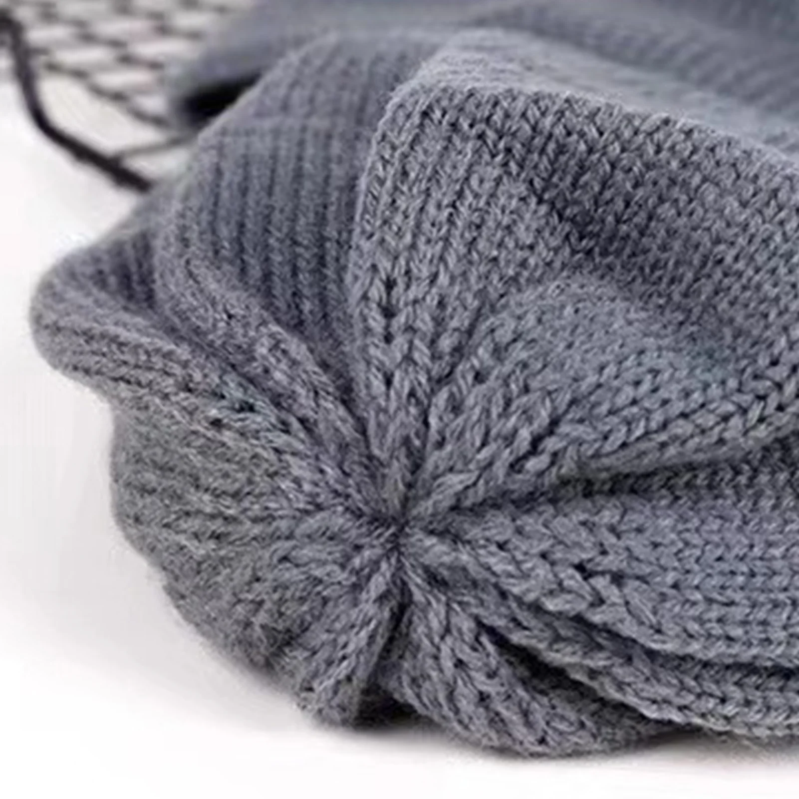 Gorro cálido de ciclismo para hombres y mujeres, gorro tejido cómodo de alta elasticidad, gorro cálido grueso para otoño e invierno, gorros de moda - imagen 5
