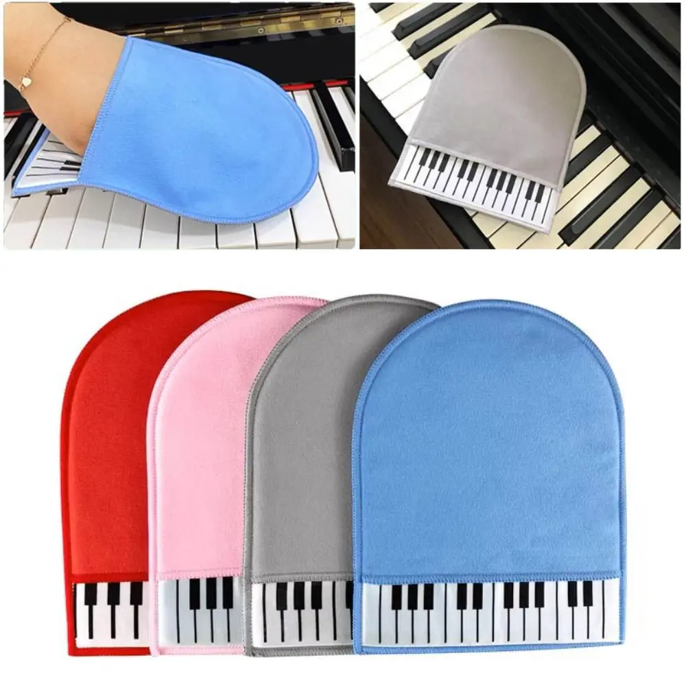 Paño de limpieza suave de microfibra, guante de limpieza de Piano reutilizable, guantes de limpieza de instrumentos musicales para limpieza de Piano - imagen 3