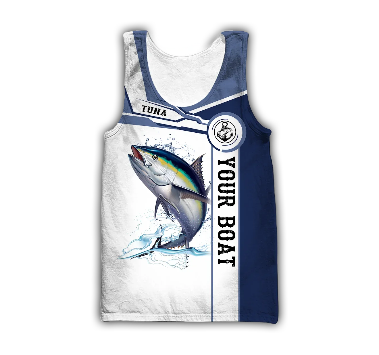 Camiseta sin mangas con nombre personalizado Mahi mahi para hombre, chaleco con estampado 3D de pesca, ropa de calle de verano, camisetas sin mangas geniales, Unisex, BX42 - imagen 5