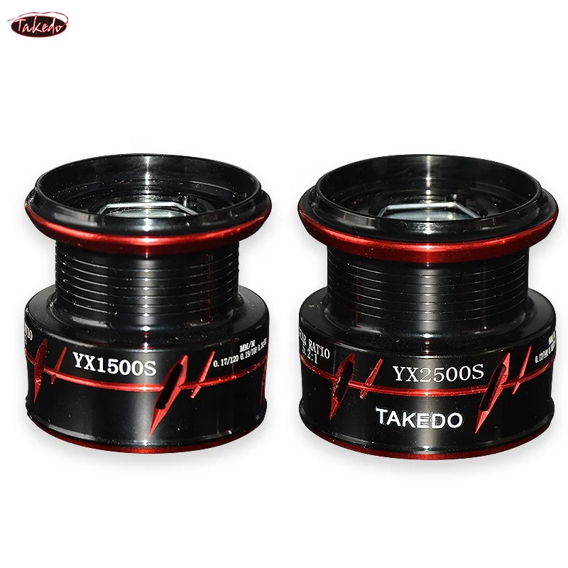 Carrete de pesca con cuerpo de Metal TAKEDO-ST06, relación de engranaje 5,2: 1, rodamientos de bolas 6 + 1, pesca de carpa 1500S 2500S, carretes de pesca en el mar - imagen 5