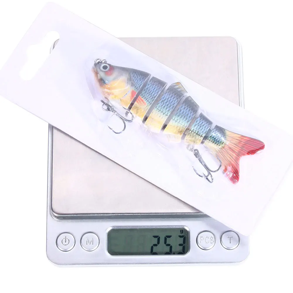 Swimming Bait Jointed Fishing Lure Floating Hard bait with Jerk Fishing Lure For Big Bait Bass Pike Minnow Lure High Quality - imagen 3