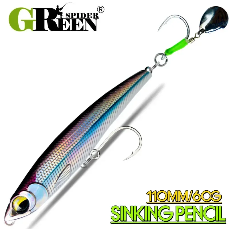 Señuelo Stickbait GreenSpider para atún – Curricán