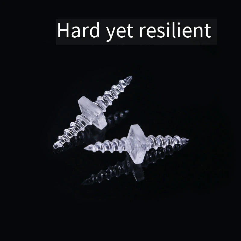 10 Uds. De accesorios de pesca de carpa con punta de cebo de Metal, Pin de Boilies con goma transparente, aparejo para el pelo de ronnie de maíz, aparejos alimentadores de carpa - imagen 3