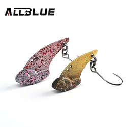 ALLBLUE 2g 3g KUROBALL placa de circuito VIB señuelo de pesca sin labios Crankbait hundimiento Wobbler flujo área trucha cebo Artificial
