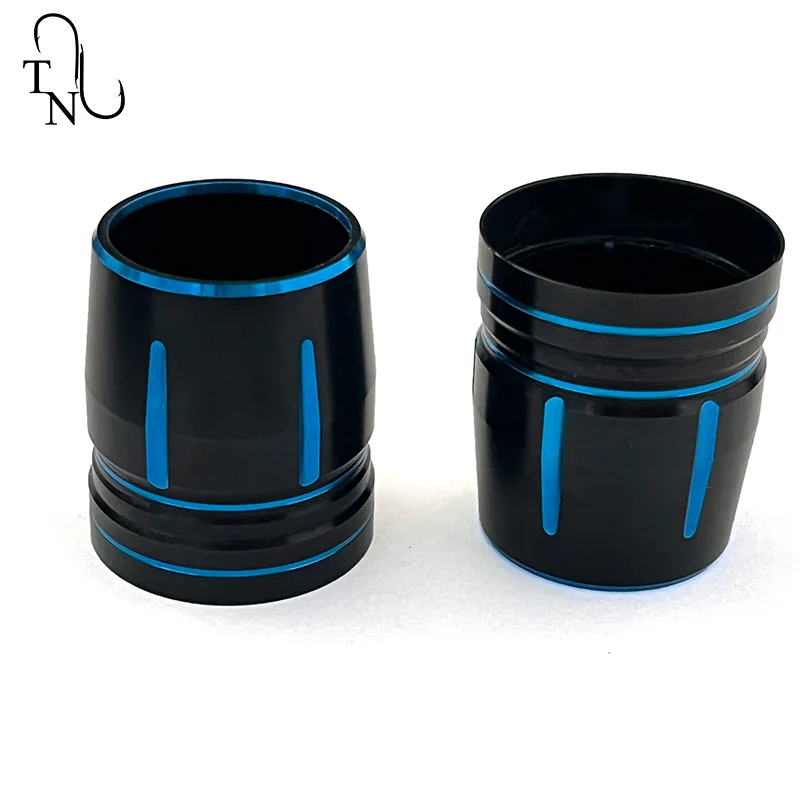 Piezas de aluminio TN98 para caña de pescar, accesorio de reparación de poste, 2 piezas, compatible con asiento de carrete LGS - imagen 5